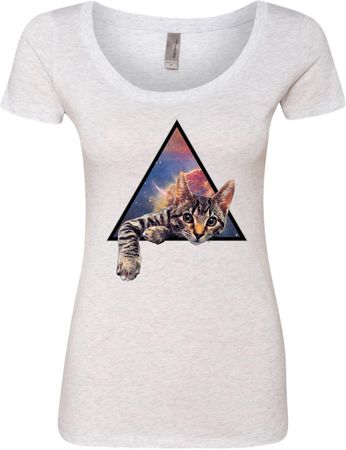 Galactic Cat Ladies Scoop Neck