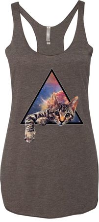 Galactic Cat Ladies Tri Blend Racerback