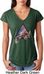 Galactic Cat Ladies Tri Blend V-neck