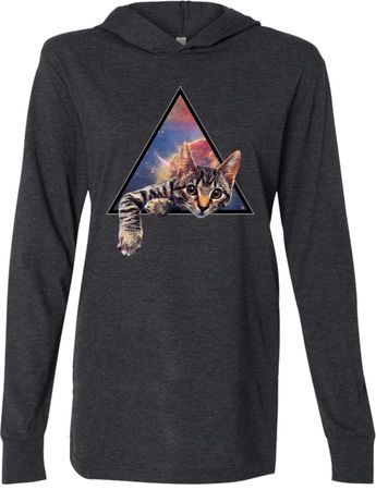 Galactic Cat Lightweight Hoodie