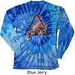 Galactic Cat Long Sleeve Tie Dye Shirt