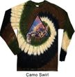 Galactic Cat Long Sleeve Tie Dye Shirt