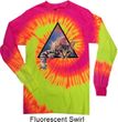 Galactic Cat Long Sleeve Tie Dye Shirt