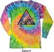 Galactic Cat Long Sleeve Tie Dye Shirt