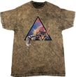 Galactic Cat Mineral Tie Dye T-shirt