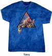 Galactic Cat Mineral Tie Dye T-shirt