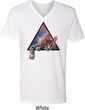 Galactic Cat V-neck Shirt