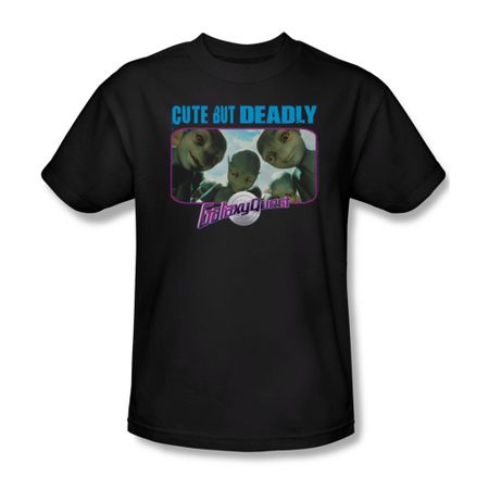 Galaxy Quest Shirt Cute But Deadly Adult Black Tee T-Shirt