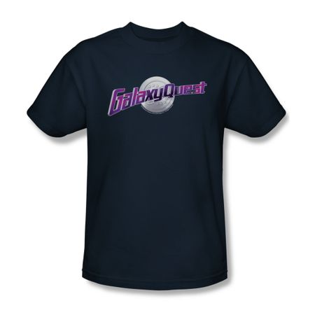 Galaxy Quest Shirt Logo Adult Navy Tee T-Shirt