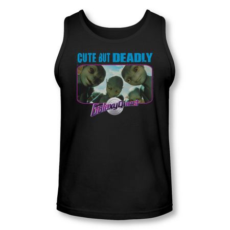 Galaxy Quest Tank Top Cute But Deadly Black Tanktop