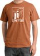 Game Over Ceremony Pigment Dyed Burnt Orange T-shirt - White Print