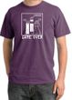 Game Over Ceremony Pigment Dyed Plum T-shirt - White Print