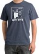 Game Over Ceremony Pigment Dyed Scotland Blue T-shirt - White Print