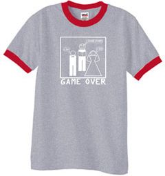 Game Over Ceremony Ringer T-Shirts