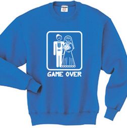 Game Over Funny Married Groom Marriage Sweatshirt Game Over Funny Married Groom Marriage Sweatshirt