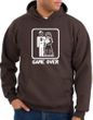 Game Over Hoodie Sweatshirt Funny Marriage Brown Hoody