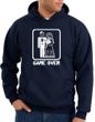 Game Over Hoodie Sweatshirt Funny Marriage Navy Hoody