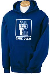 Game Over Hoodie Sweatshirt Funny Marriage Royal Hoody Game Over Hoodie Sweatshirt Funny Marriage Royal Hoody