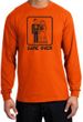 Game Over Long Sleeve Shirt Funny Marriage Orange Shirt - Black Print