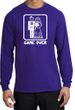 Game Over Long Sleeve Shirt Funny Marriage Purple Shirt - White Print