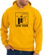 Game Over Marriage Ceremony Hoodie Funny Gold Hoody - Black Print