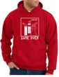 Game Over Marriage Ceremony Hoodie Funny Red Hoody - White Print