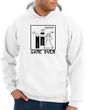 Game Over Marriage Ceremony Hoodie Funny White Hoody - Black Print