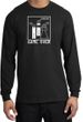 Game Over Marriage Ceremony Long Sleeve Black Shirt - White Print