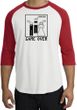 Game Over Marriage Ceremony Raglan White/Red Shirt - Black Print