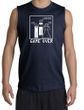 Game Over Marriage Ceremony Shooter Navy Muscle Shirt - White Print