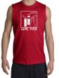 Game Over Marriage Ceremony Shooter Red Muscle Shirt - White Print