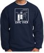 Game Over Marriage Ceremony Sweatshirt Funny Navy - White Print