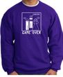 Game Over Marriage Ceremony Sweatshirt Funny Purple - White Print