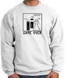 Game Over Marriage Ceremony Sweatshirt Funny White - Black Print