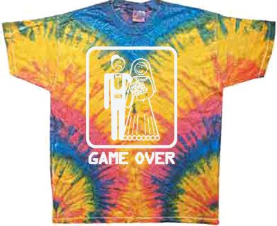 Game Over Shirt Woodstock Tie Dye T-shirt