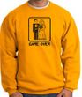 Game Over Sweatshirt Funny Marriage Gold Sweatshirt - Black Print