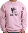 Game Over Sweatshirt Funny Marriage Pink Sweatshirt - Black Print
