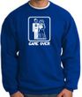 Game Over Sweatshirt Funny Marriage Royal Sweatshirt - White Print