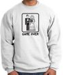 Game Over Sweatshirt Funny Marriage White Sweatshirt - Black Print
