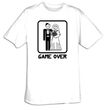 Game Over T-shirt Funny Marriage Bride and Groom Tee Shirt