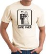 Game Over T-shirt Funny Marriage Bride Groom Natural Tee Black Print