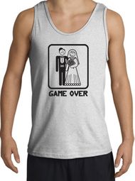 Game Over Tanktop Funny Marriage Ash Tank Top Game Over Tanktop Funny Marriage Ash Tank Top