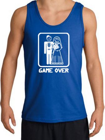 Game Over Tanktop Funny Marriage Royal Tank Top