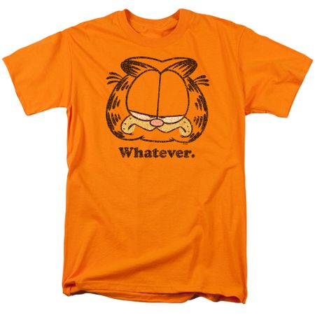 Garfield T-shirt Whatever Orange Tee Shirt