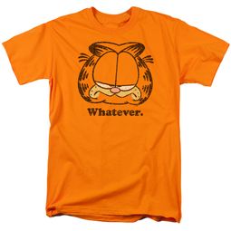 Garfield T-shirt Whatever Orange Tee Shirt Garfield T-shirt Whatever Orange Tee Shirt