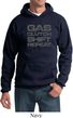 Gas Clutch Shift Repeat Grey Print Hoodie