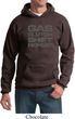 Gas Clutch Shift Repeat Grey Print Hoodie