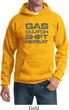 Gas Clutch Shift Repeat Grey Print Hoodie