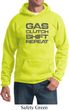 Gas Clutch Shift Repeat Grey Print Hoodie
