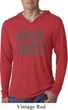 Gas Clutch Shift Repeat Grey Print Lightweight Hoodie Shirt